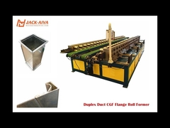 Duplex PDF Duct Flange Roll Forming Machine, PDF-3 Duct Flange, Duct Flange Roll Former