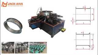 Automatic Hydraulic Blower crust Flange Making Machine for axial fans