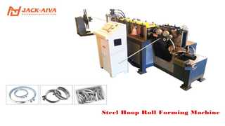 Barrel hoop Machine for locking ring, clamping ring, Drum closing ring
