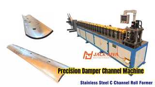 HVAC Fire Damper Seal Channel Roll Forming Machine