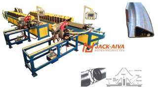 Spiral Round Ductwork Flange Machine, Round duct connection, Spiralmate flange, ductmate Machine