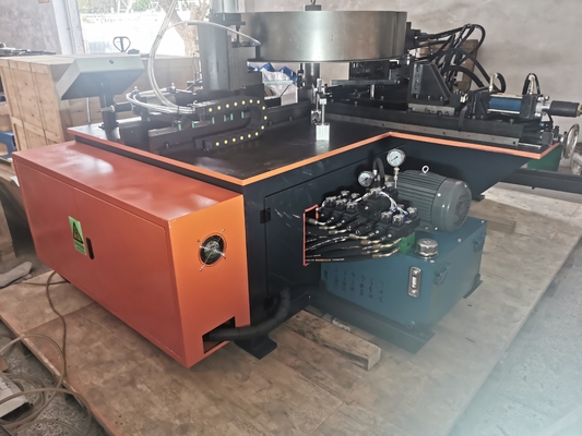 Automatic Hydraulic Blower Crust Flange Making Machine For Axial Fans