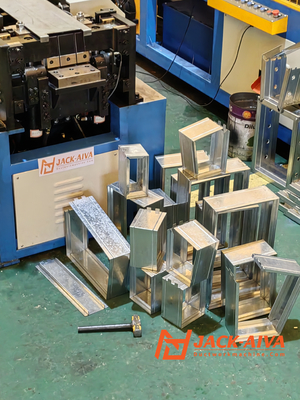 Fire Damper Frame Making Machine #Curtain Fire Damper Fabrication Machine # Curtain Fire Damper Frame Auto Production Line