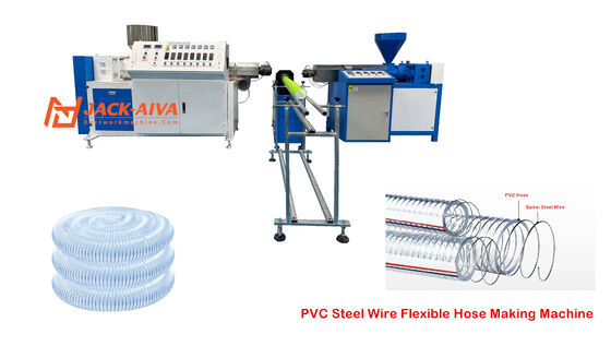 Copper Wire Spiral PU Flexible Air Duct Pipe Making Machine