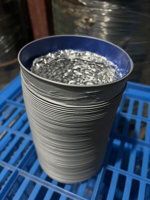 Flexible Duct End Lining Machine | Inner Edge Liner Inserting Equipment