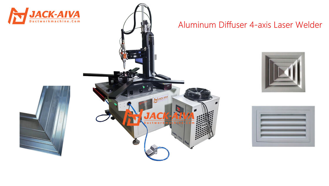 HVAC Aluminum Diffuser Frame Laser Welding Machine