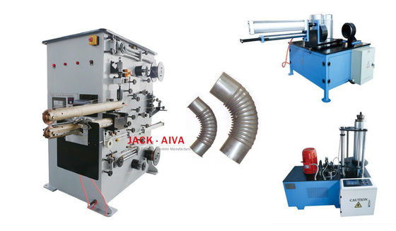 Corrugated Pipe Elbow Fabrication Machines Round Duct Elbow Making Machine Cold Formed Steel Sheet